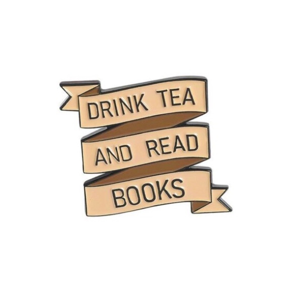 Yellow Bookish Enamel Pin